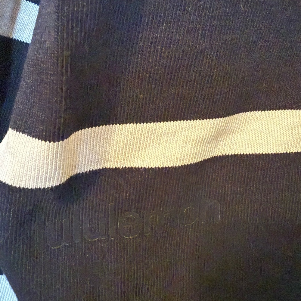 Lululemon Perfectly Oversized Cropped Crew Stripe - Picture 6 of 7
